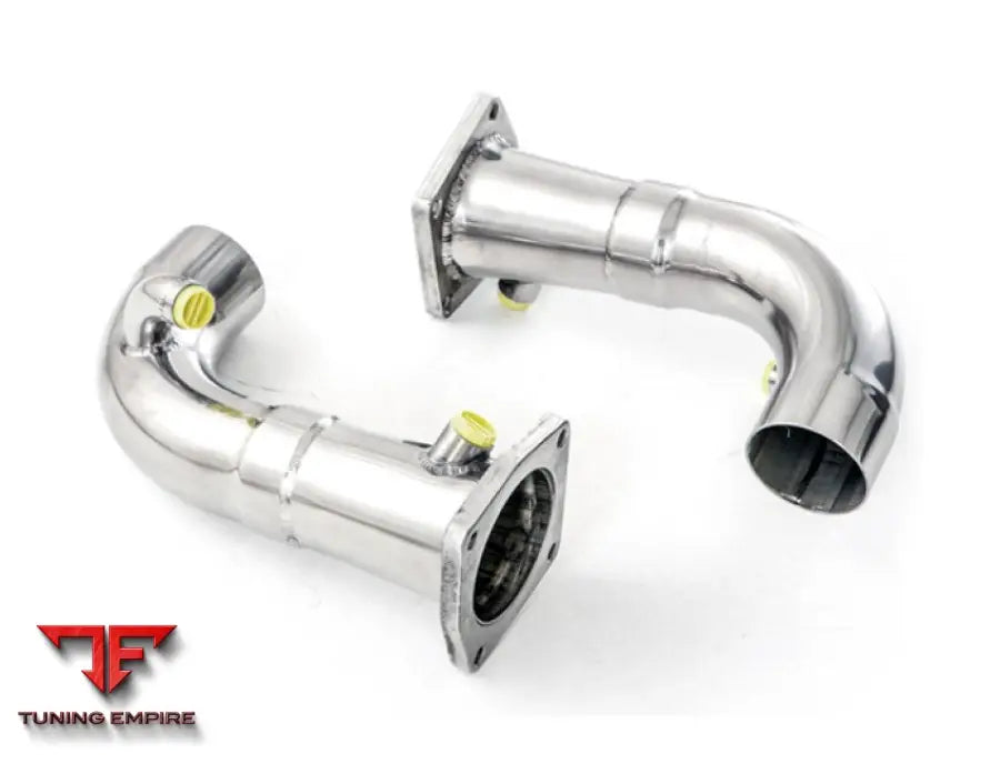 TUBI PORSCHE 911 991 TURBO & TURBO S CATALYTIC CONVERTERS KIT 2013-2016
