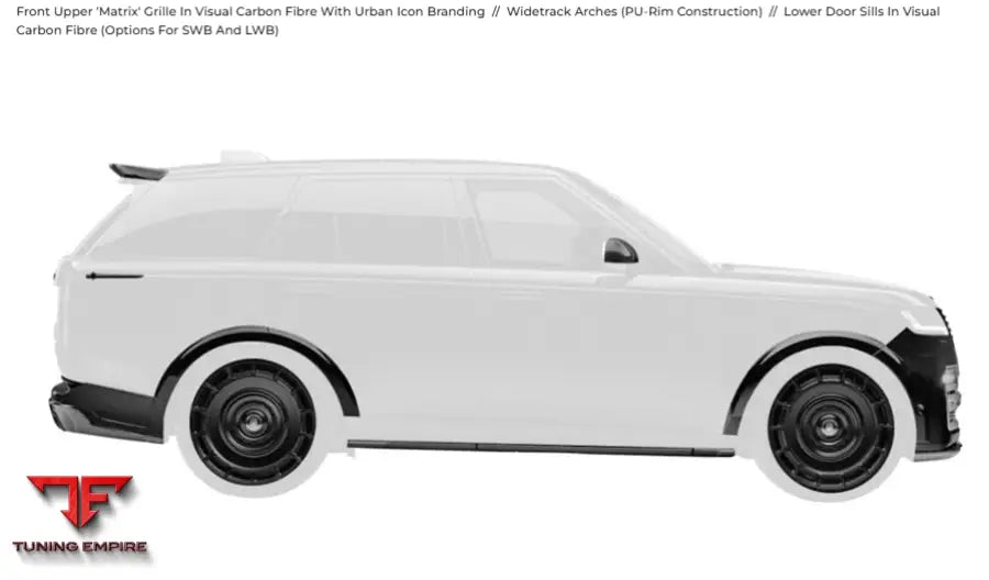 URBAN RANGE ROVER 2022 + 