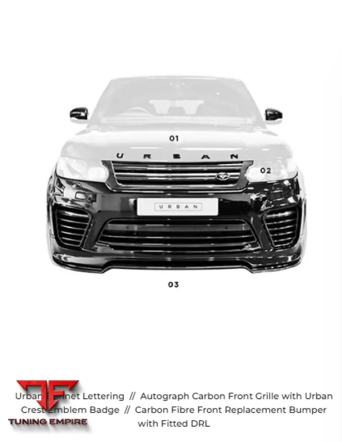 URBAN RANGE ROVER SVR 2015-17