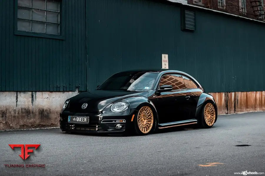 VOLKSWAGEN BEETLE on custom forged wheels