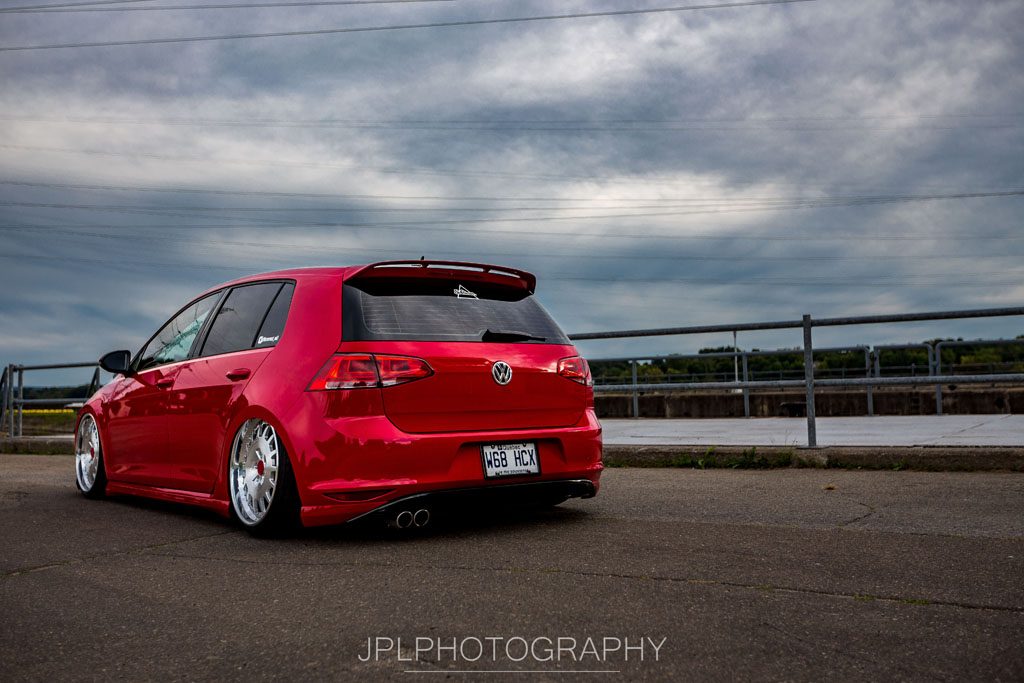 VOLKSWAGEN GOLF on custom forged wheels