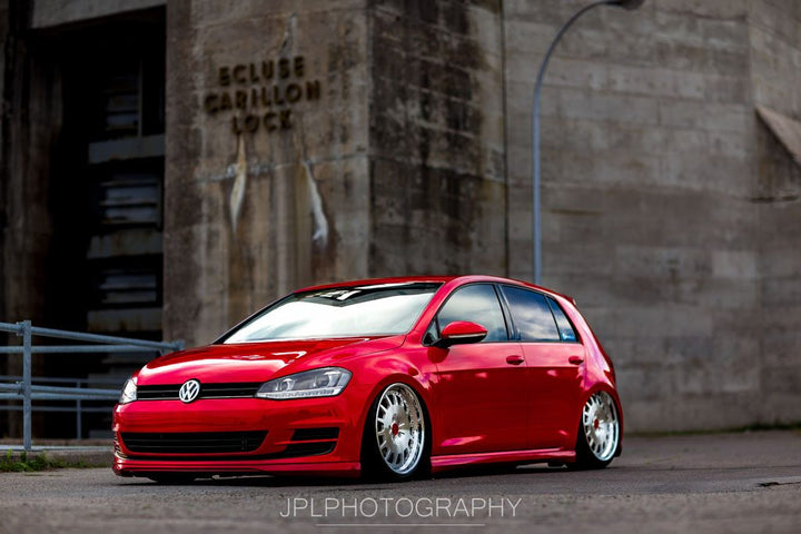 VOLKSWAGEN GOLF on custom forged wheels