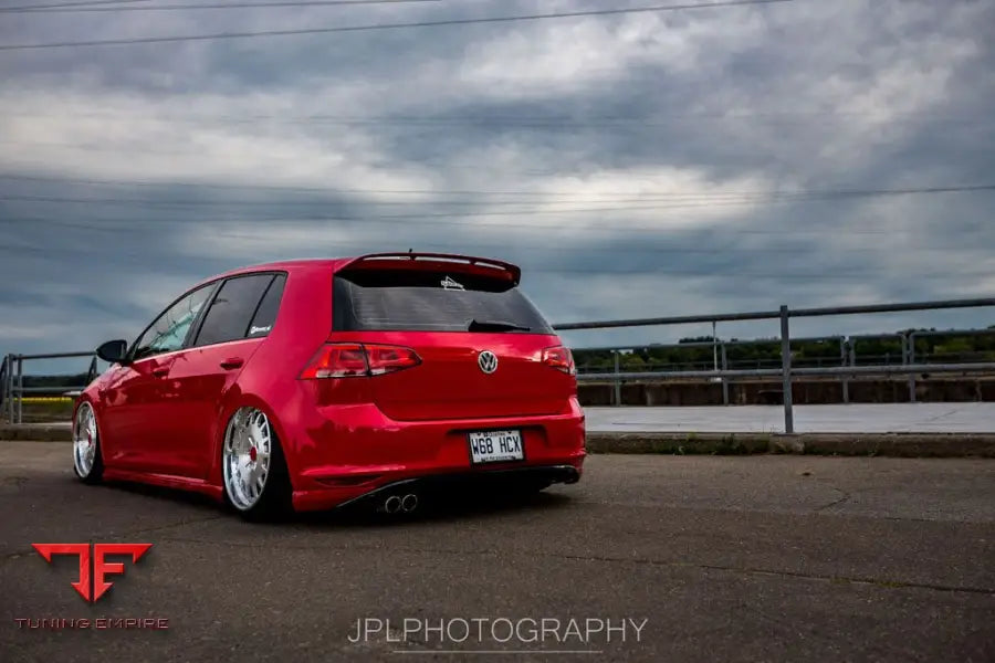VOLKSWAGEN GOLF on custom forged wheels