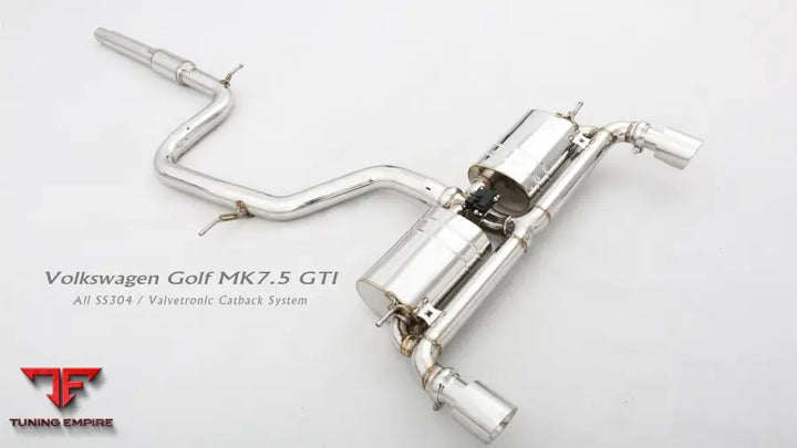 Volkswagen Golf Mk7.5 All Ss304 Valvetronic Exhaust System