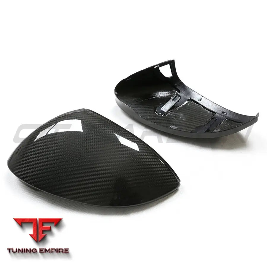 VOLKSWAGEN GOLF MK8 CARBON FIBRE MIRRORS - WITH LANE ASSIST - CT CARBON