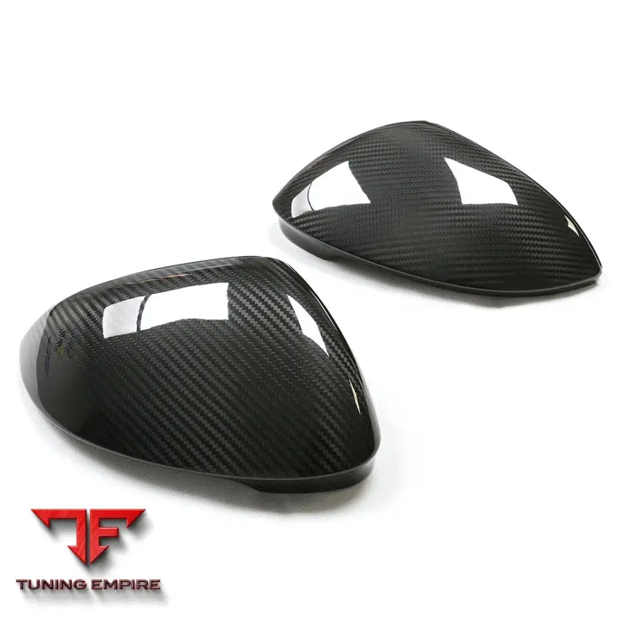 VOLKSWAGEN GOLF MK8 CARBON FIBRE MIRRORS - WITH LANE ASSIST - CT CARBON