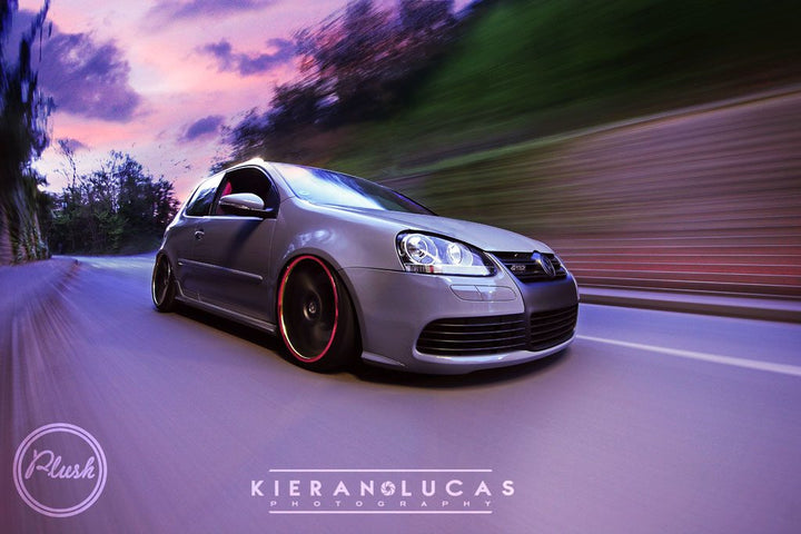 VOLKSWAGEN GOLF R32 on custom forged wheels
