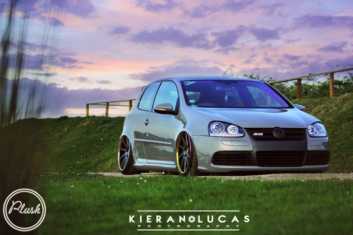 VOLKSWAGEN GOLF R32 on custom forged wheels