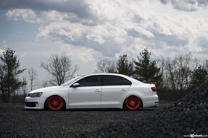 VOLKSWAGEN JETTA on custom forged wheels