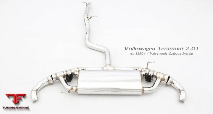 Volkswagen Teramont 2.0T All Ss304 Valvetronic Exhaust System