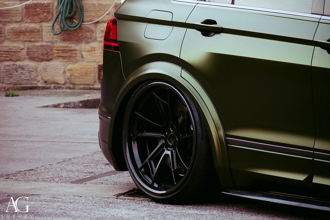 Volkswagen Tiguan on custom forged wheels