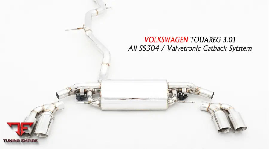 Volkswagen Touareg 2019-2022 All Ss304 Valvetronic Exhaust System