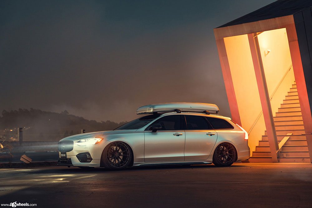 VOLVO V90 on custom forged wheels