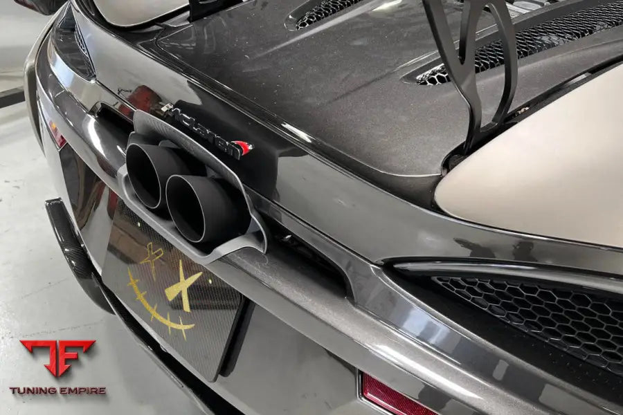 VOODOO DESIGN MCLAREN 570S / 570GT CENTER EXIT EXHAUST (P1 GTR STYLE)