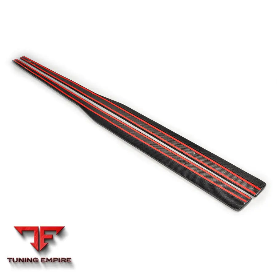 VW GOLF GTD/GTI MK7/7.5 2014-2020 CARBON FIBRE SIDE SKIRTS - CT CARBON