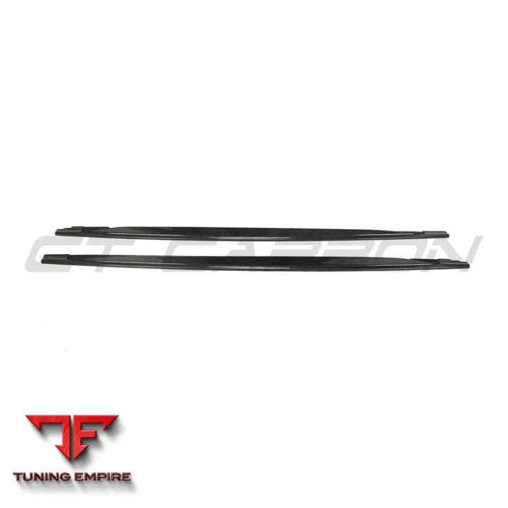 VW GOLF MK8/MK8.5 R 2020+ CARBON FIBRE SIDE SKIRTS - V2 - CT CARBON