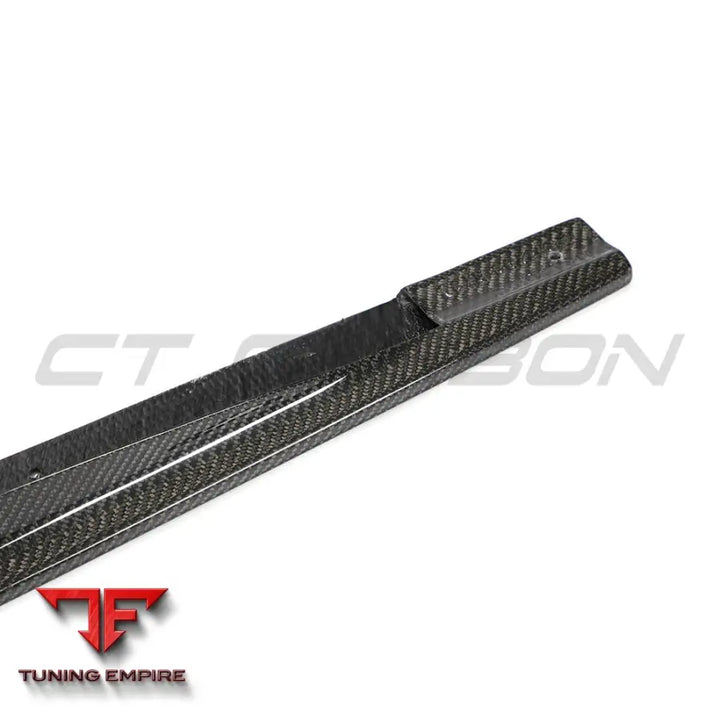 VW GOLF MK8/MK8.5 R 2020+ CARBON FIBRE SIDE SKIRTS - V2 - CT CARBON