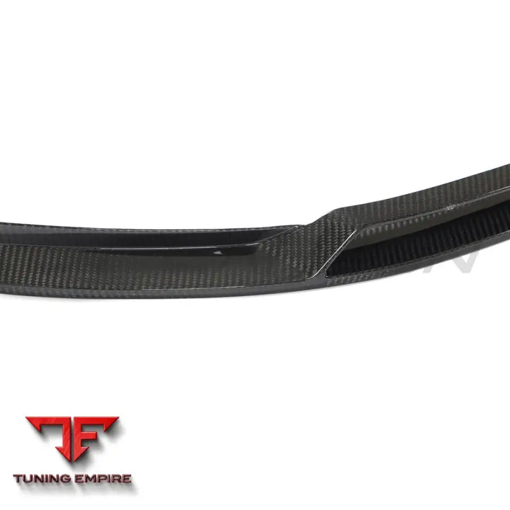 VW GOLF MK8 GTI CARBON FIBRE FRONT SPLITTER - V2 - CT CARBON