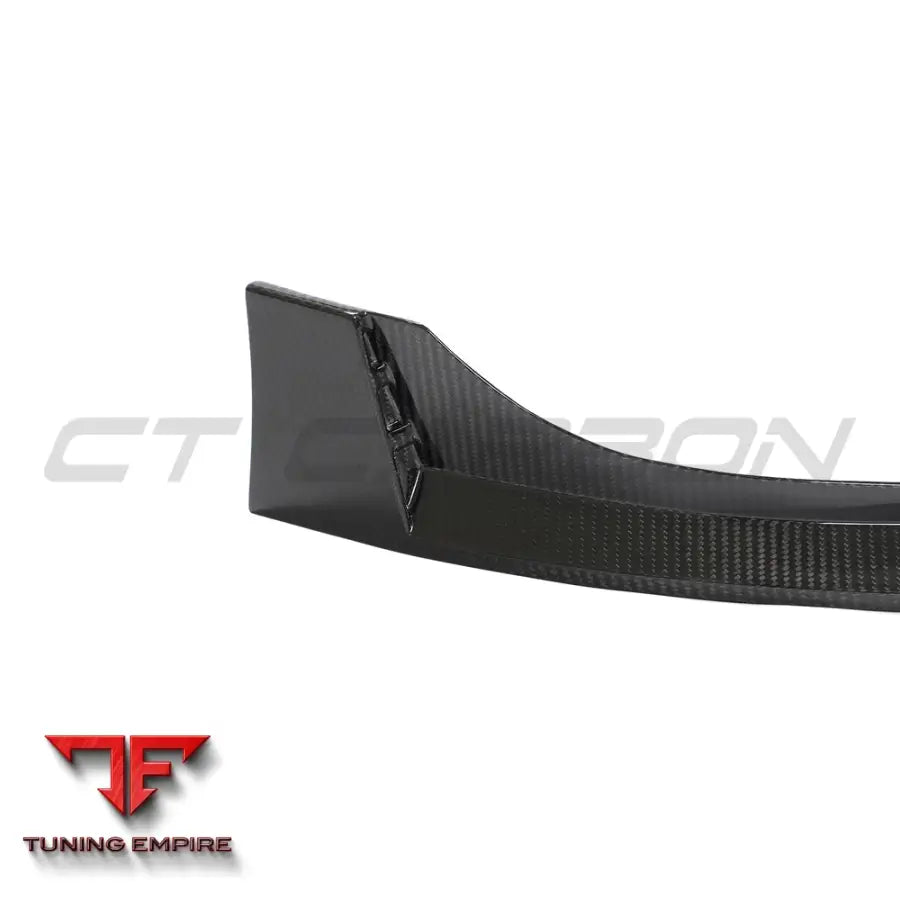 VW GOLF MK8 GTI CARBON FIBRE FRONT SPLITTER - V2 - CT CARBON
