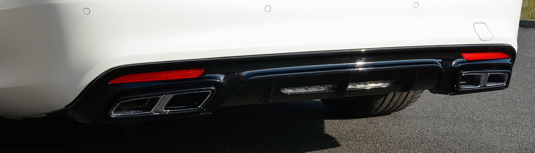 MEC Design rear window spoiler for the W222 S Class