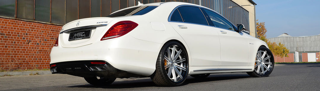 MEC Design rear window spoiler for the W222 S Class